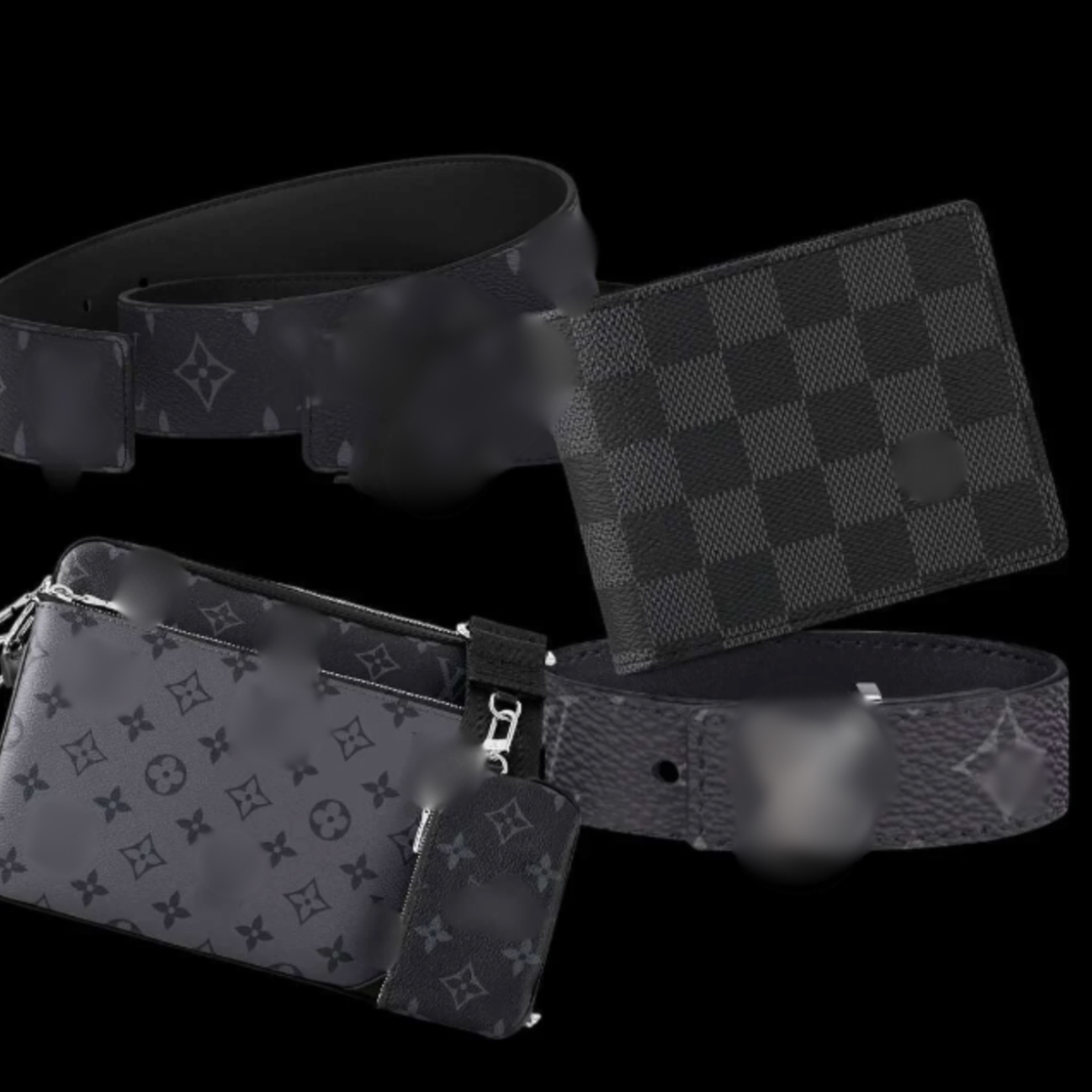 designer leather accessories bundle