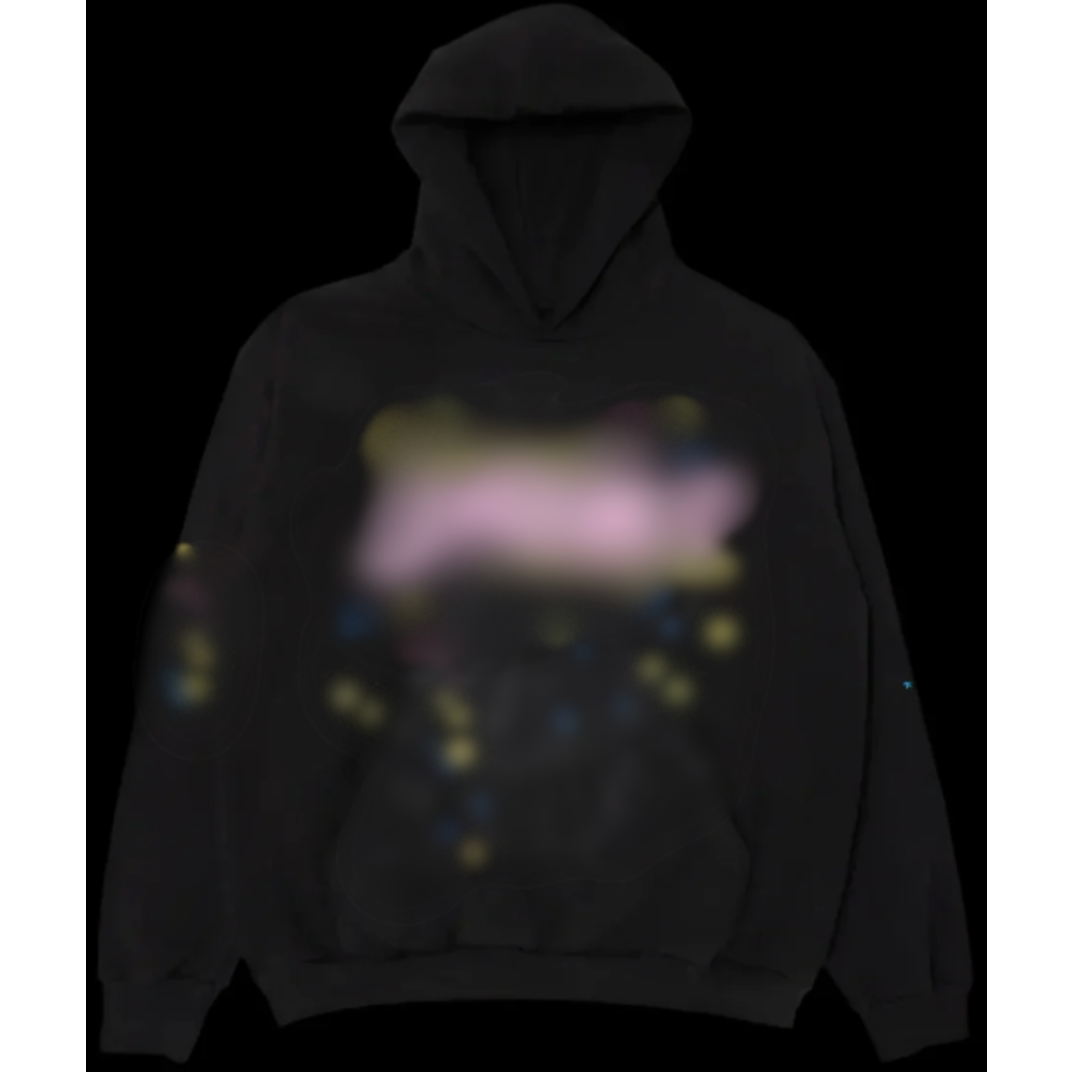 Sp5der P*NK hoodie, black
